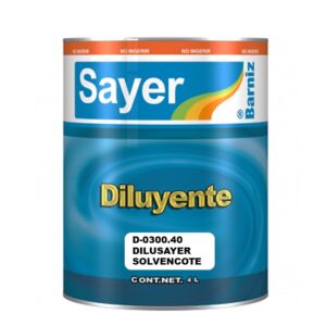 DILUSAYER SOLVENCOTE P/PINTURA D/ALBERCA