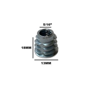 INSERTO ZAMAC C/TOPE 5/16-18 X 13 MM