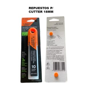 CUCHILLAS D/REPUESTO P/CUTTER 18 MM