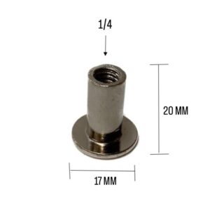 TUERCA UNION 1/4-20X17MM NIQUEL