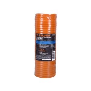 MANGUERA TIPO RESORTE P/COMPRESOR, 7.6 M X 1/4"