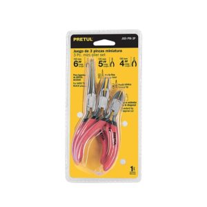 JUEGO D/3 MINI PINZAS PRETUL