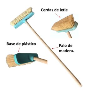CEPILLO P/IMPERMEABILIZAR C/CERDAS DE IXTLE