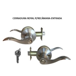CERRADURA ROYAL C/SATÍN