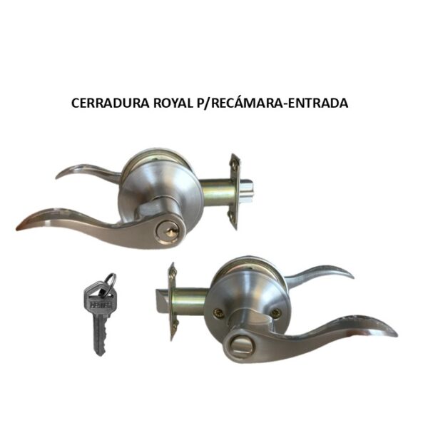 CERRADURA ROYAL C/SATÍN