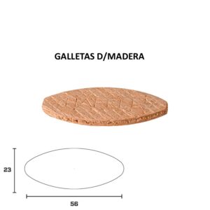 MADERA D/LÁMINAS 20 MM (GALLETA)