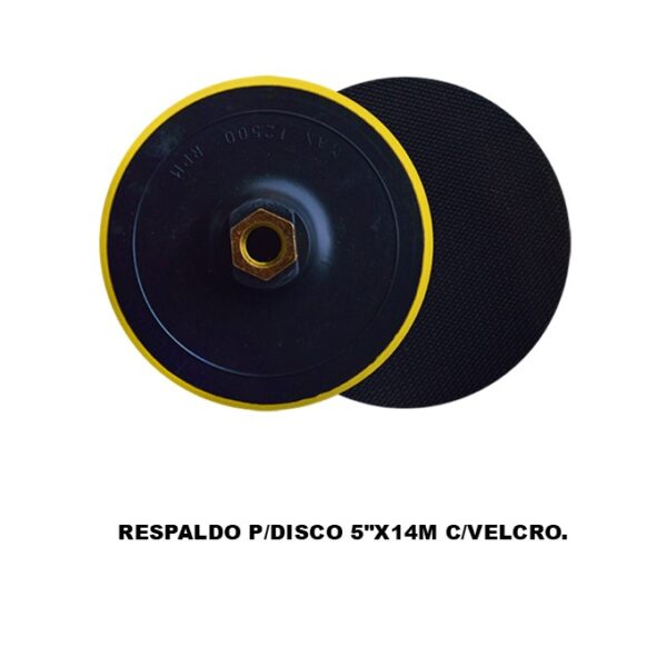 RESPALDO PARA DISCO 5"X14M C/VELCRO