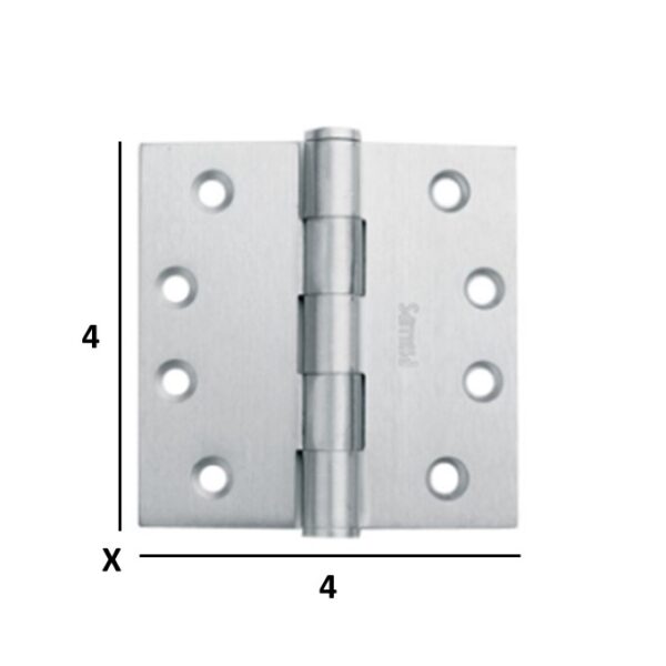 BIS ARQUITECTÓNICA 4" X 4" CROMO SATINADO